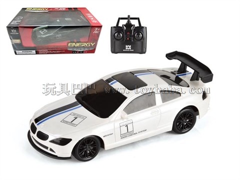 Remote control car 2.4G four-way remote control modified muscle car (headlight) 1:18