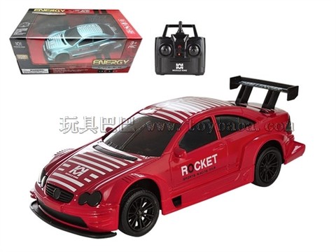 Remote control car 2.4G four-way remote control modified muscle car (headlight) 1:18