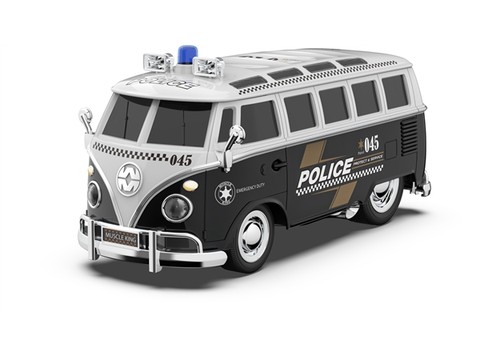 Six-way remote control CMB police car with lights and sounds