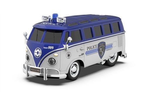 Six-way remote control CMB police car with lights and sounds