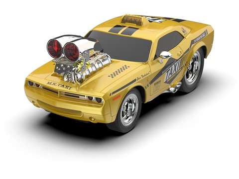 2.4G six-band switching sound remote control muscle refit racing car