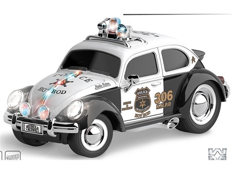 2.4G six-band switching sound handle remote control muscle retrofit police car