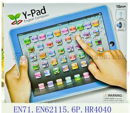 Y-PAD Touch Speech Learning Machine-English ABC Teaching