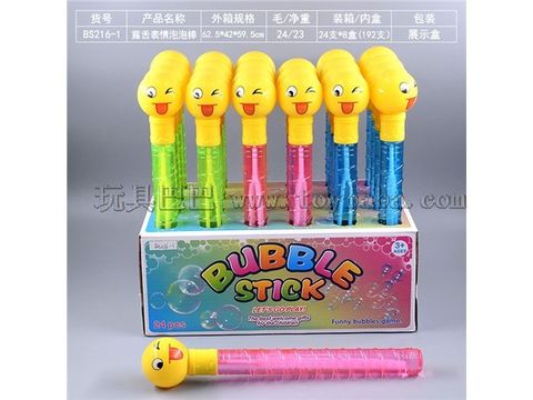 Bubble stick with tongue-revealing expression (2902.5)