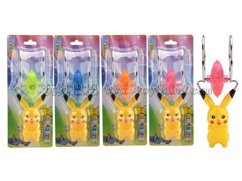 Pikachu shows off cool flying top lights