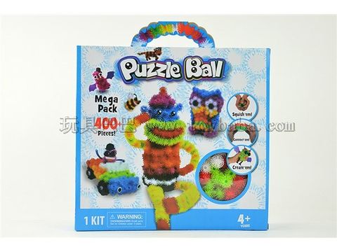 Intelligent pinch ball (370 puffy balls + 36 body gadgets)