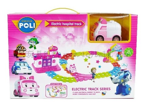 ROBOCAR POLI Robot Electric Track Toy Q version deformation super cute Taobao AliExpress hot sale