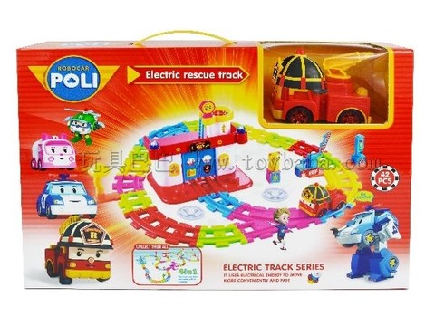 South Korea Poli-Team Theme Electric Theme Parking Lot ROBOCAR POLI Electric Fire Station Roy