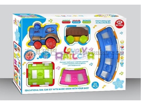 Cartoon Thomas Electric Light Music Rail Car
