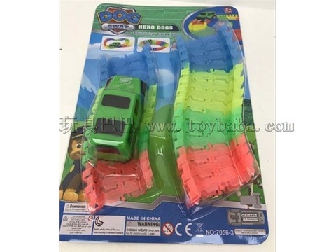 Jeep rail car electric Jeep luminous ever-changing rail electric car