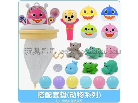 Ejection basketball board-(standard +6 small rubber-lined animals