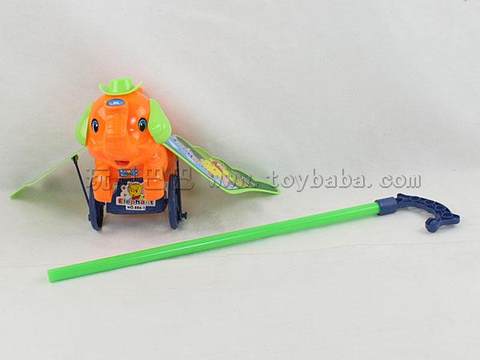 Hand-propelled airplane toy