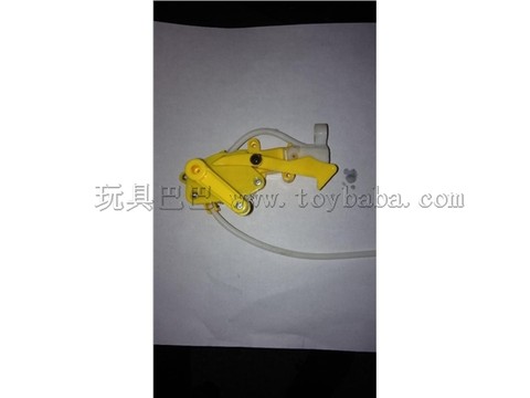 Hand-operated automatic water-absorbing bubble gun protection box