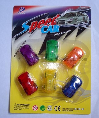 Transparent concept pullback car
