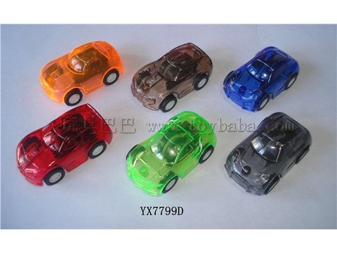5CM transparent pullback car 2014 new model