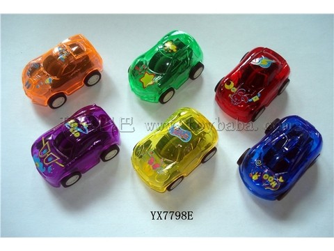 4.2CM Cartoon Pad Printing Pullback Cart