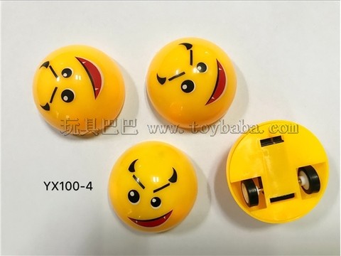 Hemisphere pull back expression toys anger