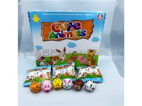 Show box blind bag back force small animal toys six kinds of mixed package