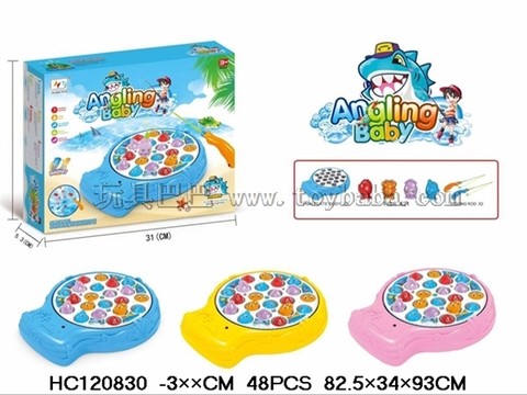 Fishing Fishing Plate (English)