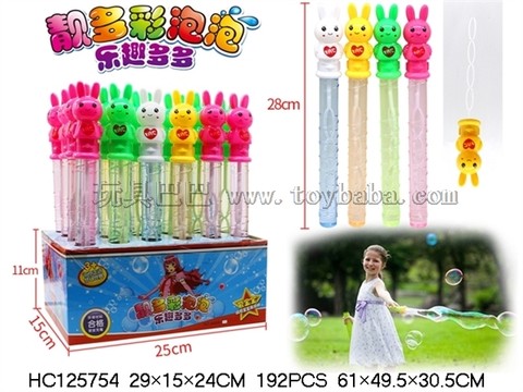 28cm Cartoon Bubble Stick (24 strips/box)