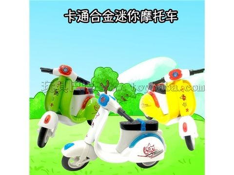 Pullback alloy motorcycle alloy sheep