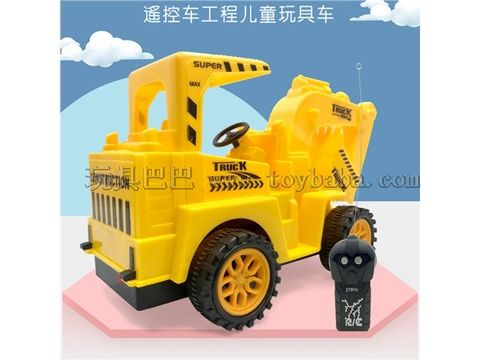 Two-channel remote control engineering vehicle