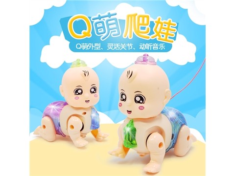 Electric climbing baby lights music electric climbing baby