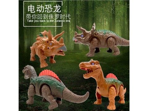 Electric children's educational toys, glowing sound, imitation dinosaur toys, electric dinosaur manufacturers wholesale and direct sales stalls