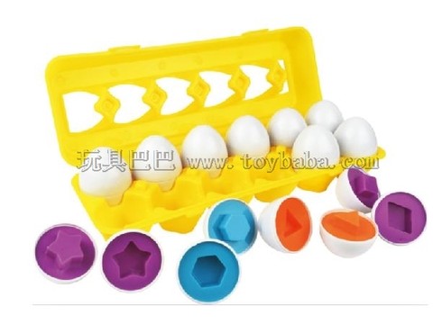 Advanced version recognizes color shape simulation egg shape geometric shape toy Baba 3