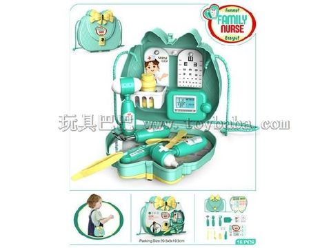Medical toys for children's play-shoulder bag, monochrome without mixing colors