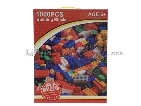Self-assembled building block toy
