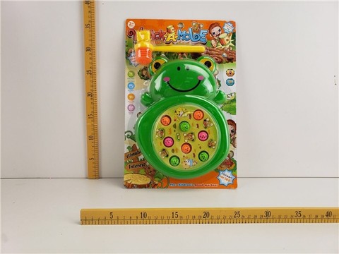 Frog whacking a mole electric toy