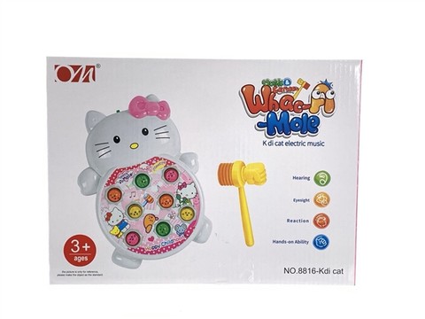 Kitty music whack a mole electric toy
