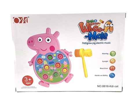 Old pig music hits gopher electric toy