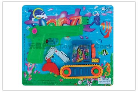 Water gun + engineering vehicle