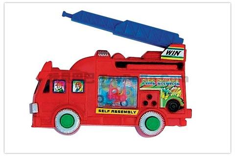 Replaceable pattern fire truck water machine