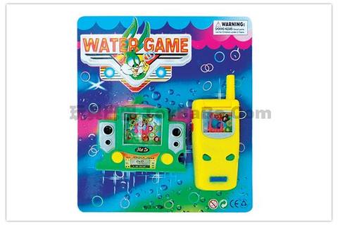 Mobile phone + small audio water machine
