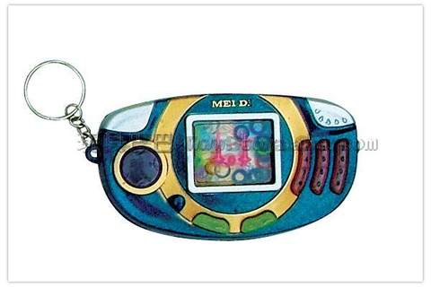 Nokia 3300 mobile phone water machine with key ring (painted)