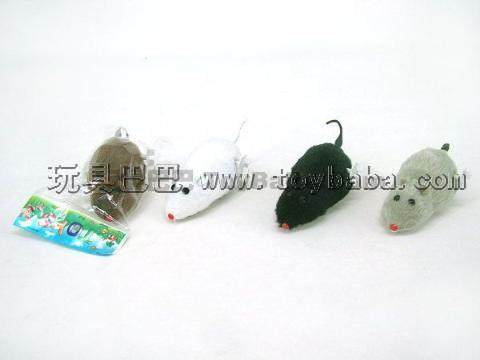 Plush chain mouse
