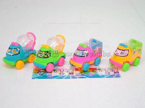 Cartoon sugar loading engineering truck