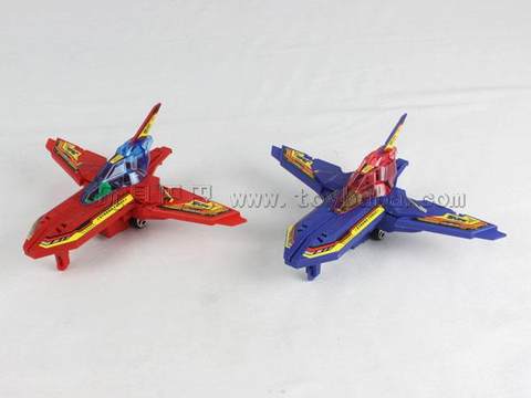 Transforming aircraft with lights and pulling wires (can be loaded with sugar)