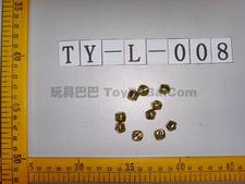 10#镀金银芝麻铃
