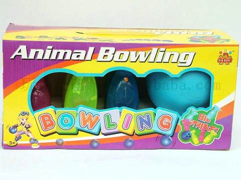 Animal transparent bowling ball