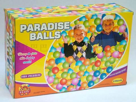 Color box, 50 grains, 7CM playground ball