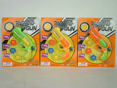 Solid color table tennis gun