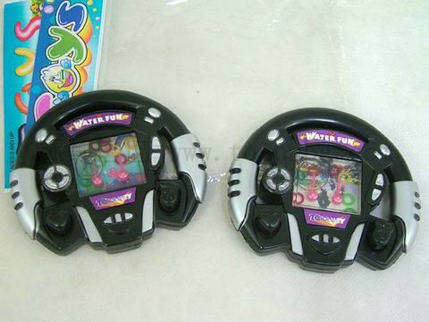 Black game disk water machine