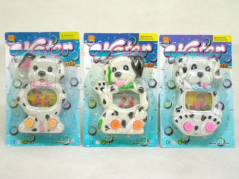 Three photo frame Dalmatian dog water machines