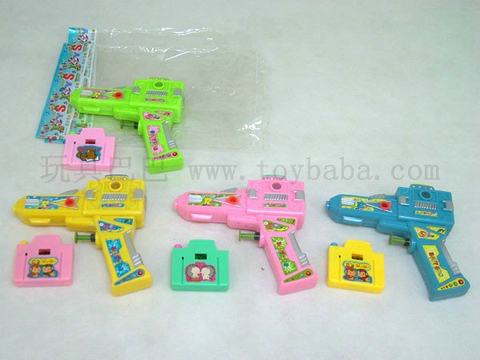 Water gun with camera