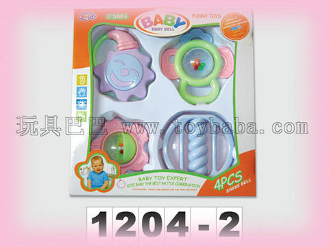 Baby rattles 4 boxes