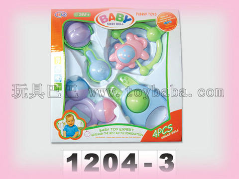 Baby rattles 4 boxes